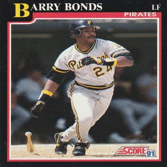 Barry Bonds MLB Card Collection - 5 Pittsburgh Pirates Cards - Picture 6 of 6